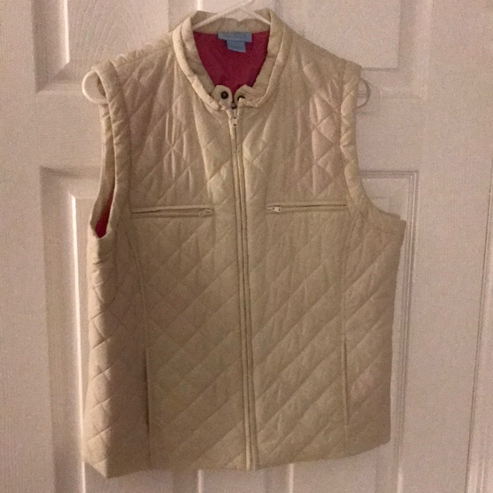 SO Blue Sigrid Olsen ladies vest size large